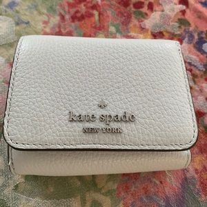Kate spade leather trifold wallet